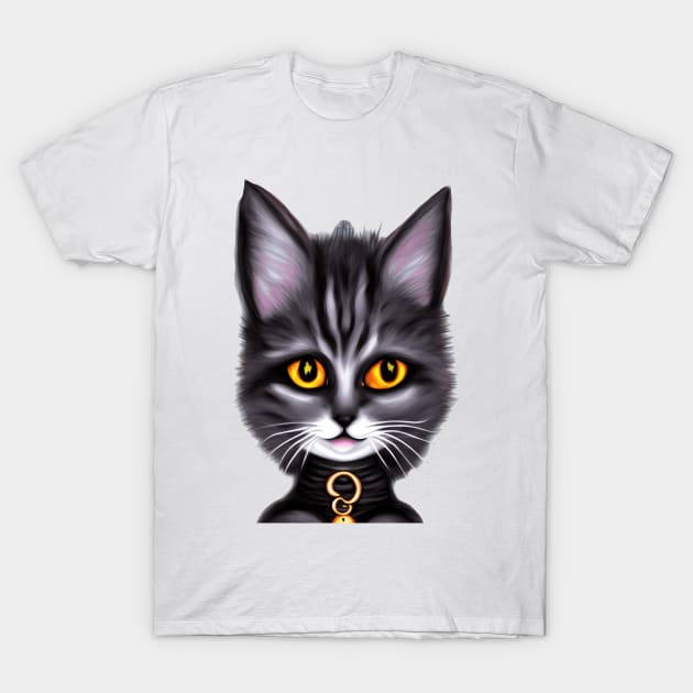 Black Cat Witch T-Shirt by CBV